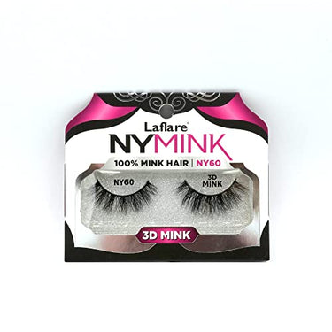 Laflare NYMink 3D Mink Lashes – NY60 - ANNS BEAUTY SUPPLY